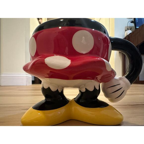 Authentic Original Disney Parks Minnie Mouse Bottom Skirt Legs Coffee Mug - Picture 2 of 13